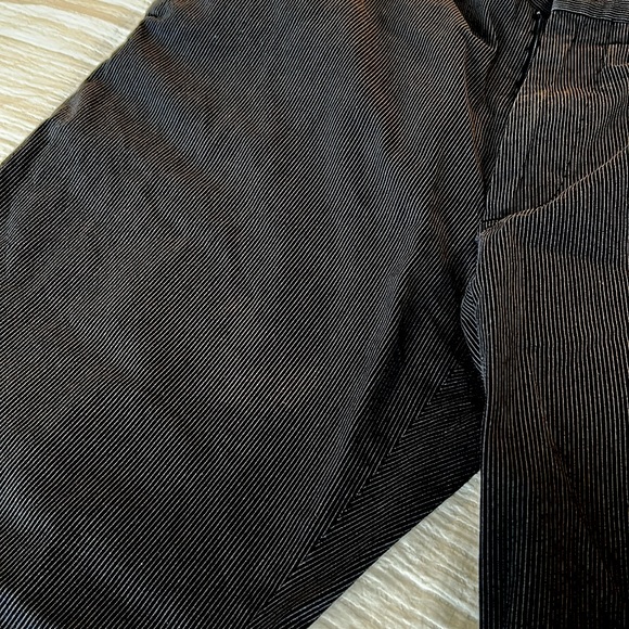 Banana Republic Mens Chino Pants 35/34 Blue Micro Striped 100% Cotton with FLAW - Picture 8 of 8